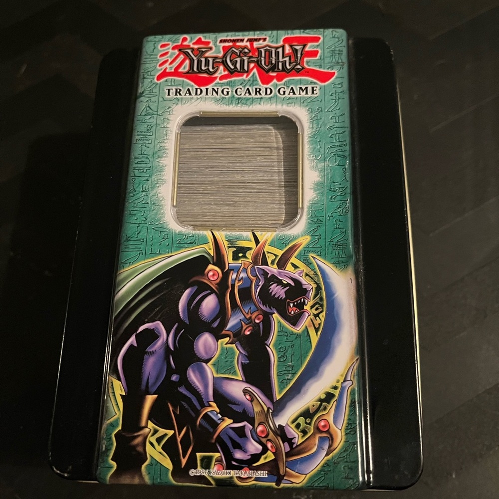 Yugioh Panther Warrior card tin empty